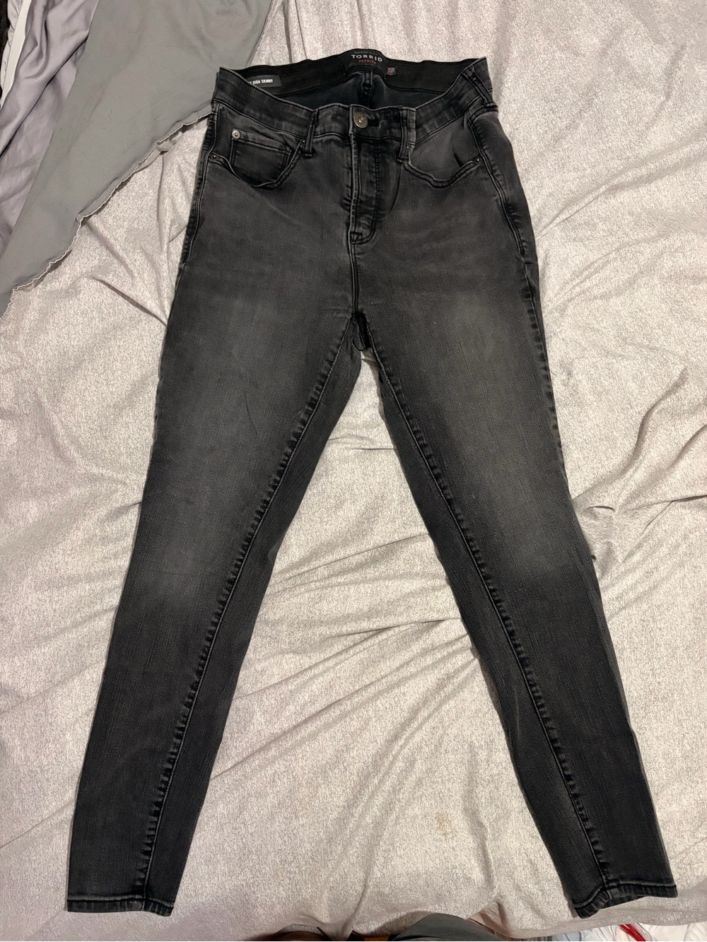 torrid Washed Black High-Rise Skinny Jeans
